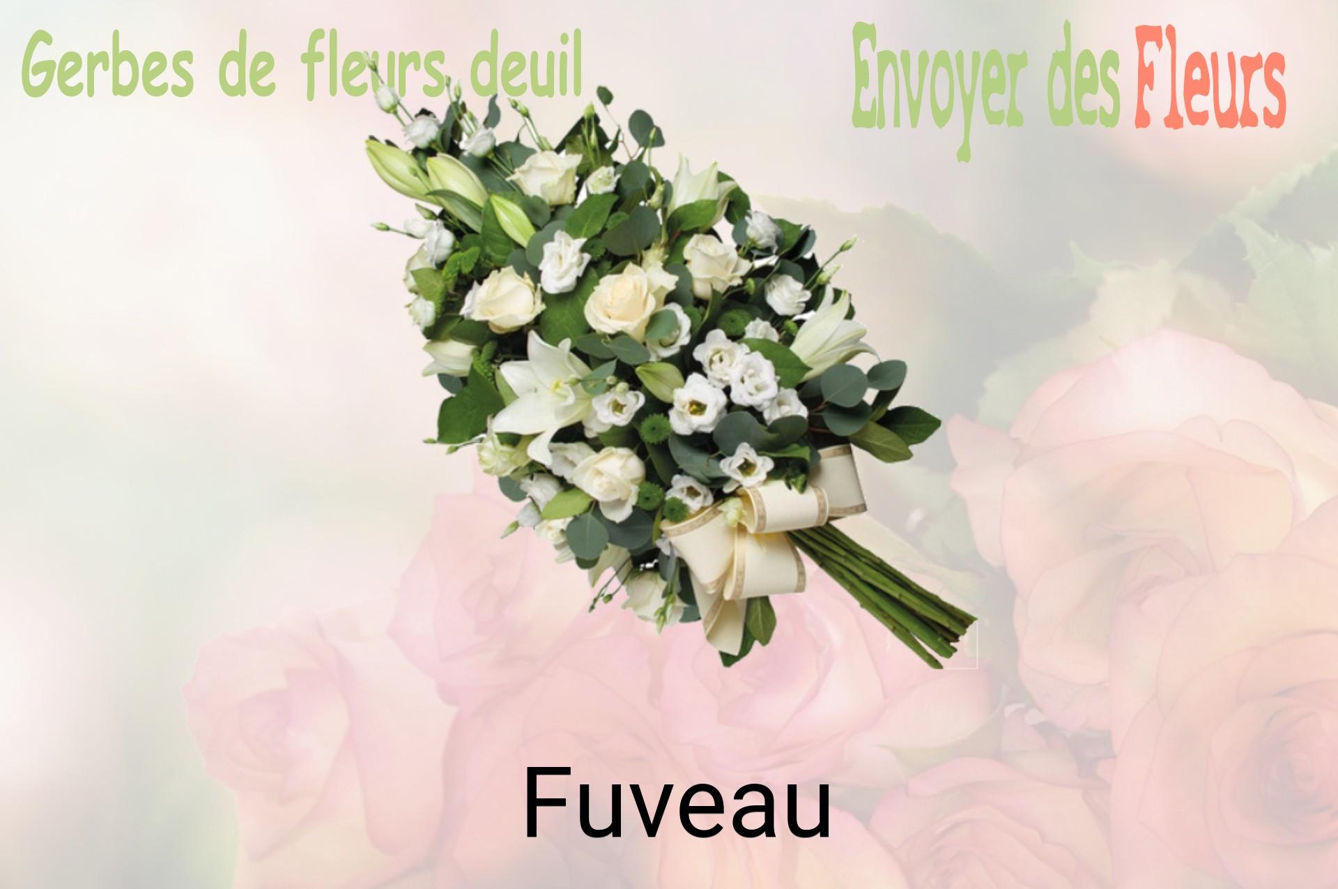 Gerbe de fleurs de deuil livrée à Fuveau